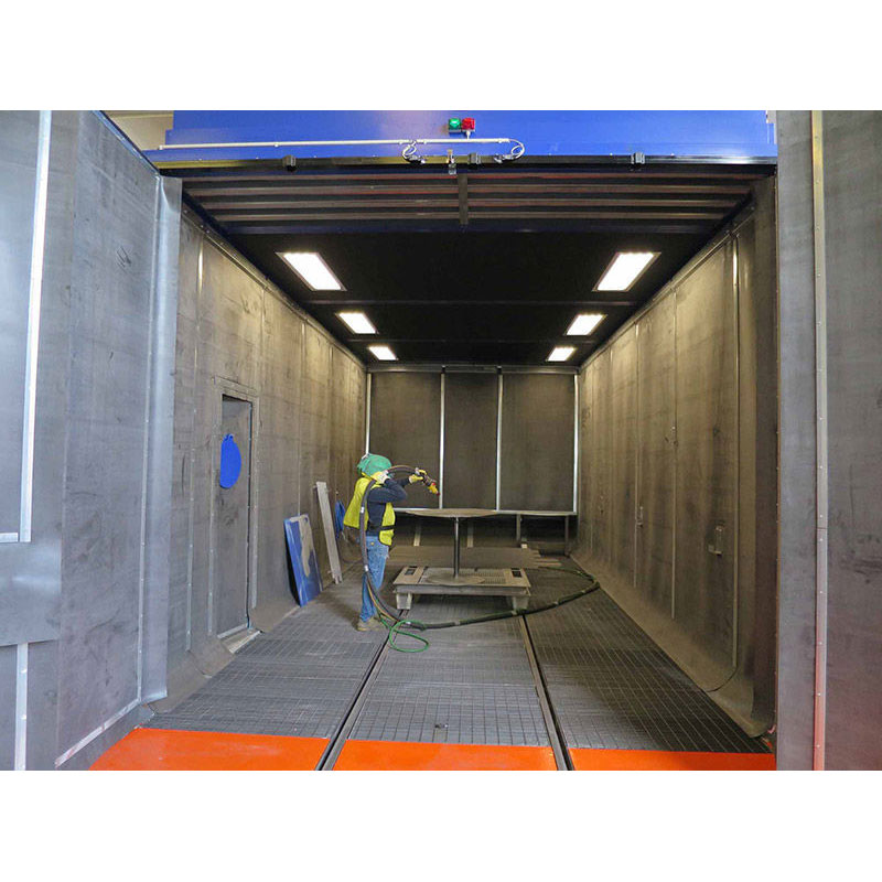 Sandblasting Room para sa Trolley Cleaning